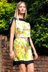 Amanda "Birds of Hyde Park/Ginkgo Leaves" Silk Scarf Tunic